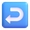 right arrow curving left